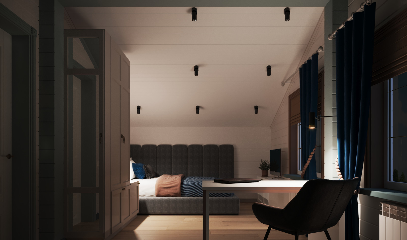 Дом из бруса 130 кв.м._ Детская комната