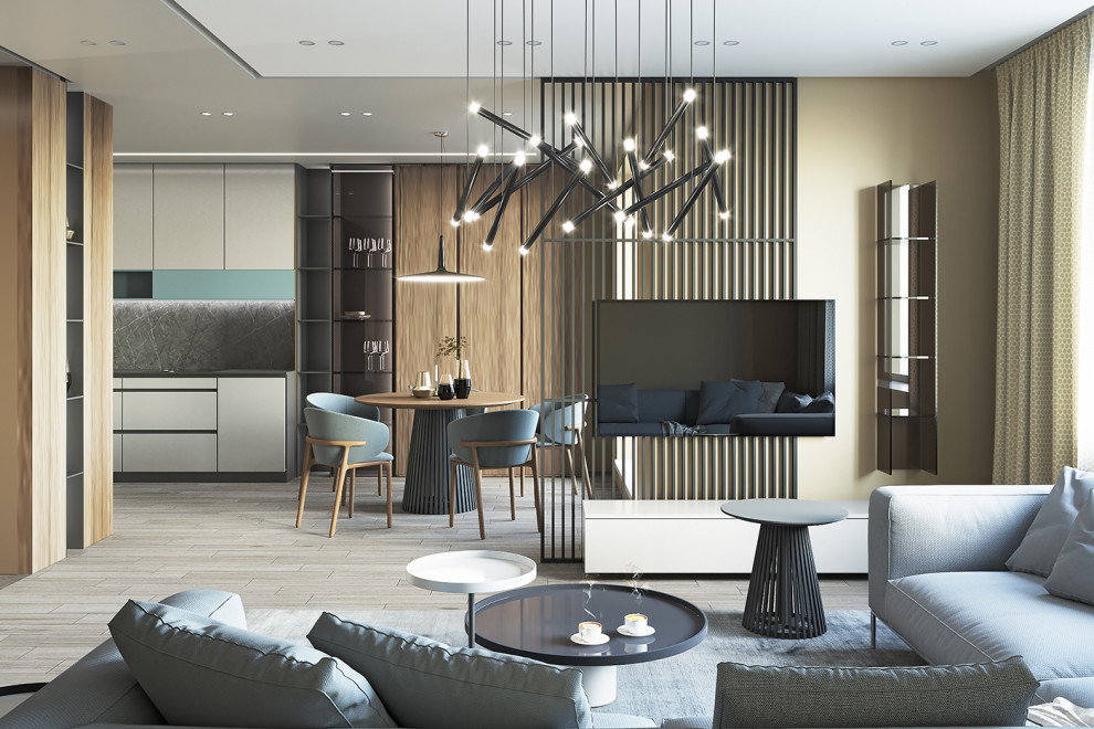 Обложка проекта: КВАРТИРА ДЛЯ ДРУЖНОЙ СЕМЬИ