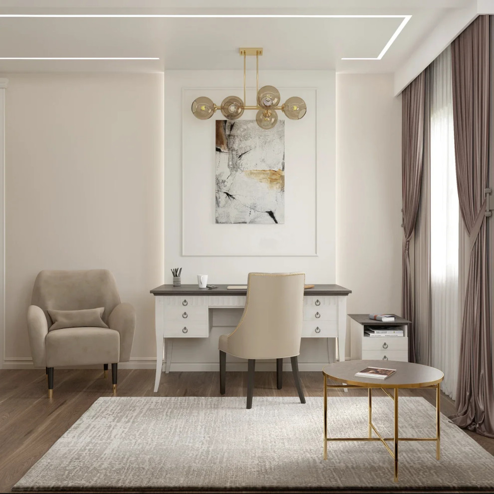 Частный дом, дизайн-проект неоклассика