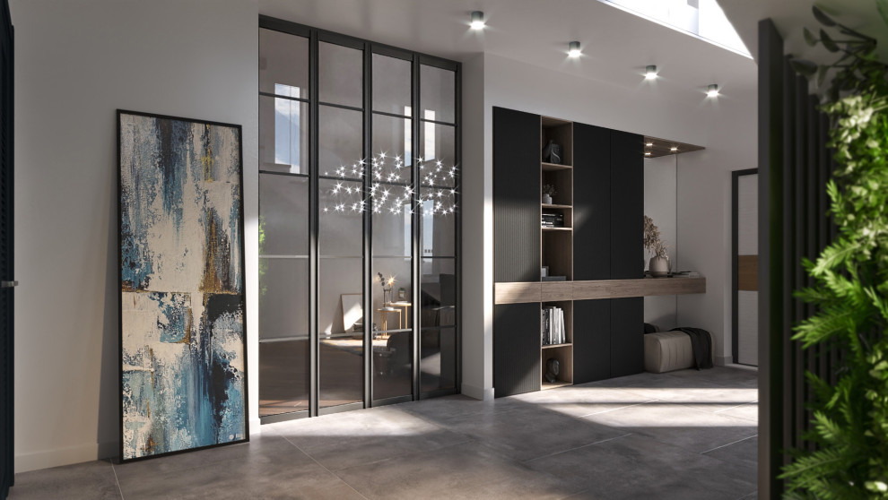 Разработка визуальной концепции шоурума (167 м2) для застройщика в г. Уфа