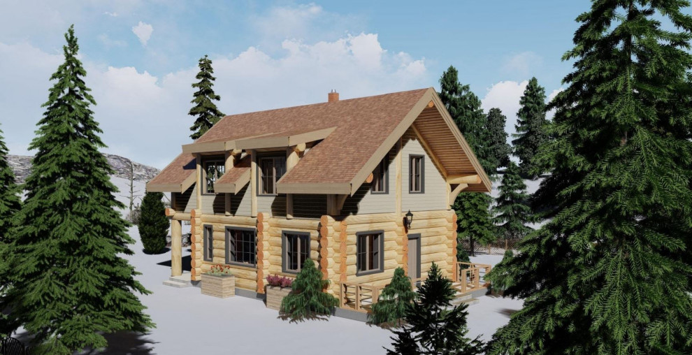 Дом по технологии Post and Beam