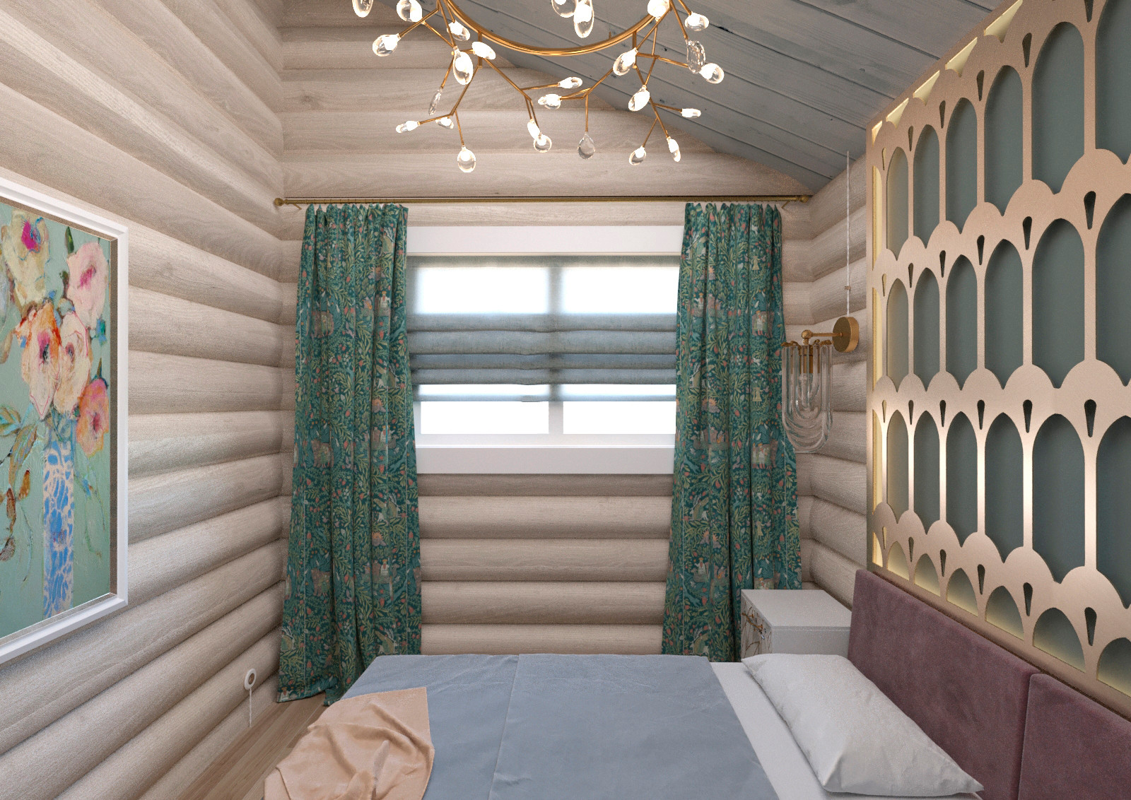 Дизайн интерьера в доме-срубе