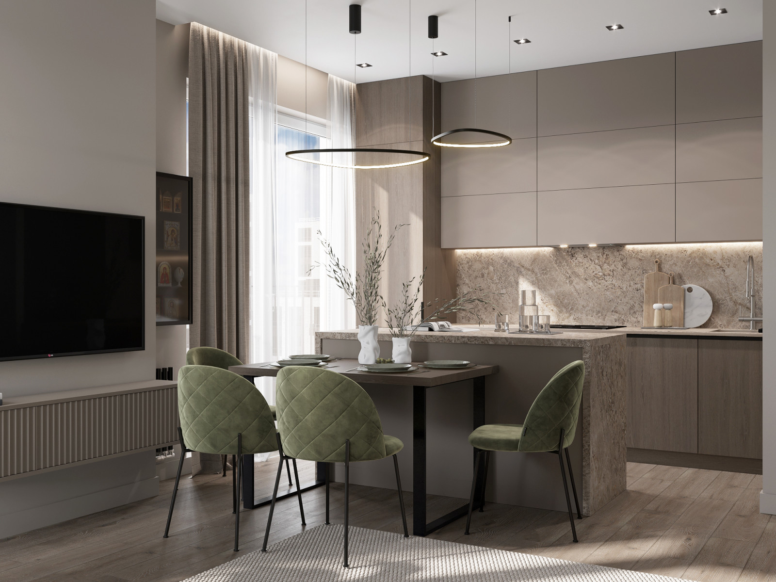 Трехкомнатная квартира г.Москва