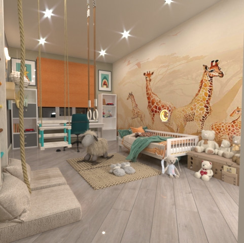 Обложка проекта: Детская спальня