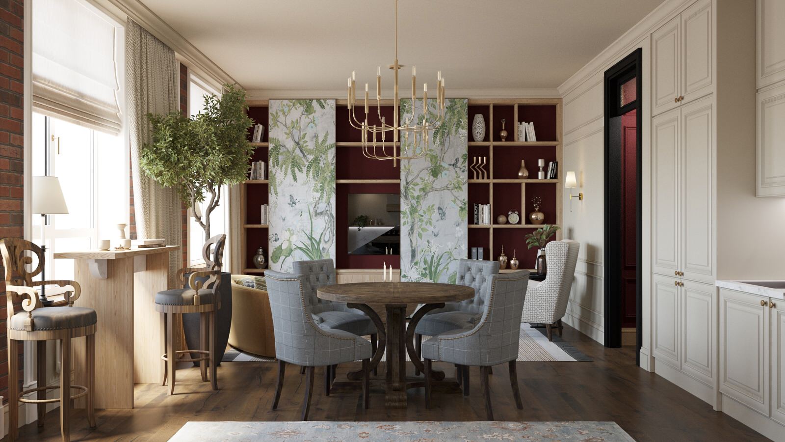 Кухня-гостиная