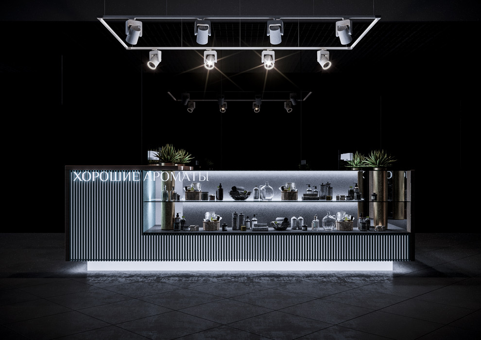 Shop_004_торговый островок "Хорошие ароматы в ТЦ Горизонт"
