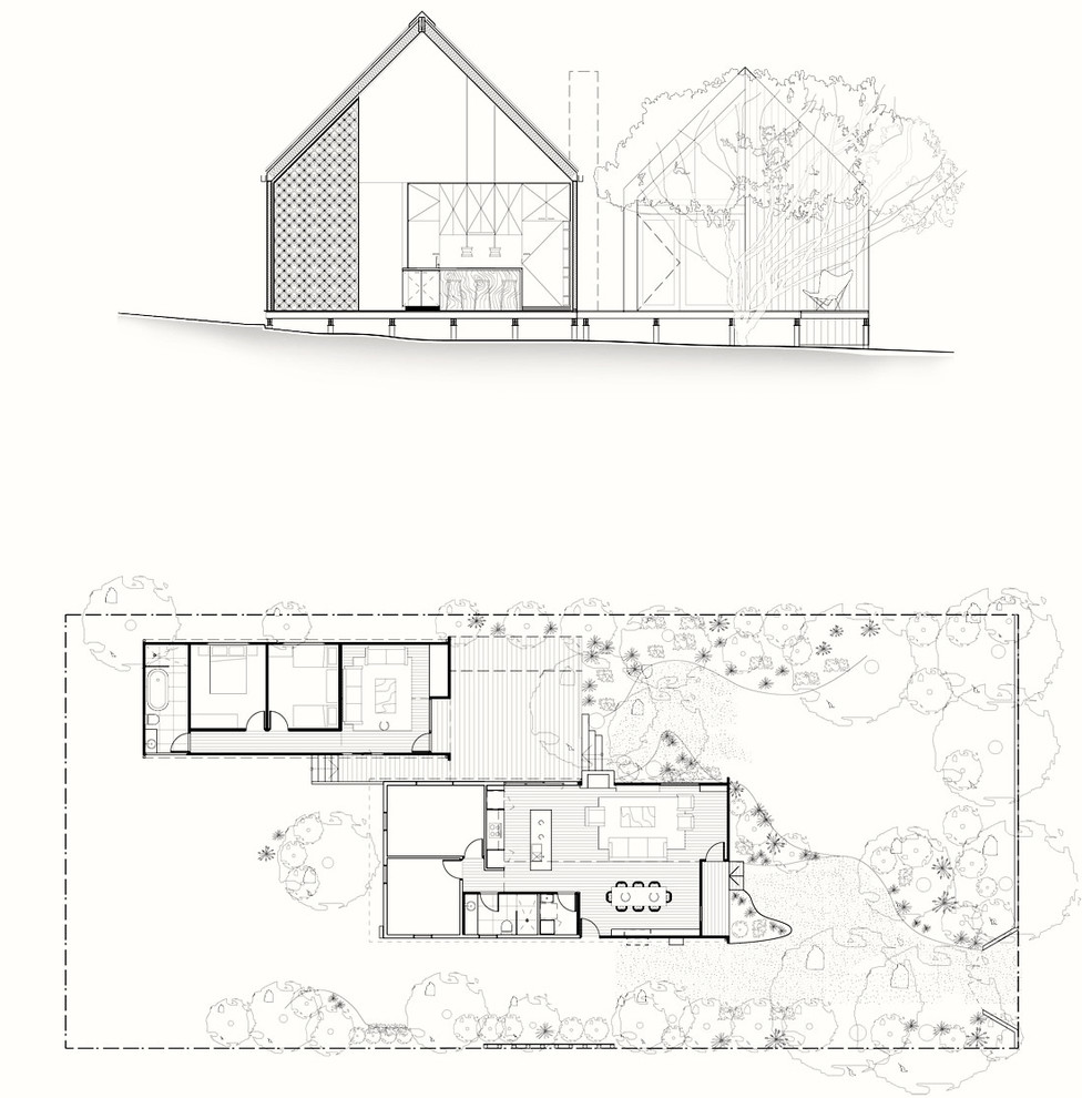 Houzz Австралия: Компактный пляжный домик для большой семьи