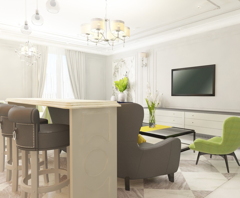 Дизайн квартиры 137 м2 в ЖК "Донской Олимп"