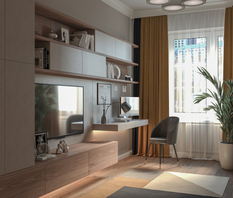 Гостиная. ЖК Среда, г.Москва