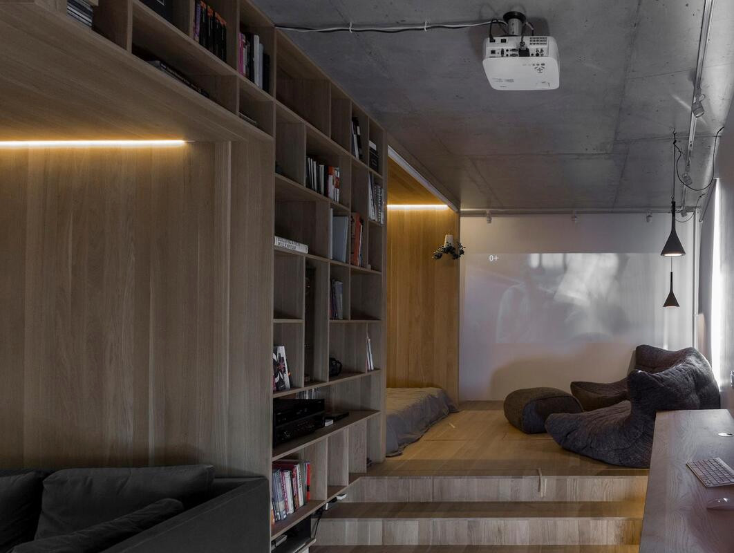 Квартира-студия в Горках (Бюро Ruetemple)