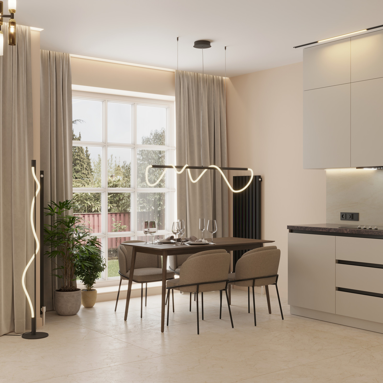 Обложка проекта: Визуализация интерьера