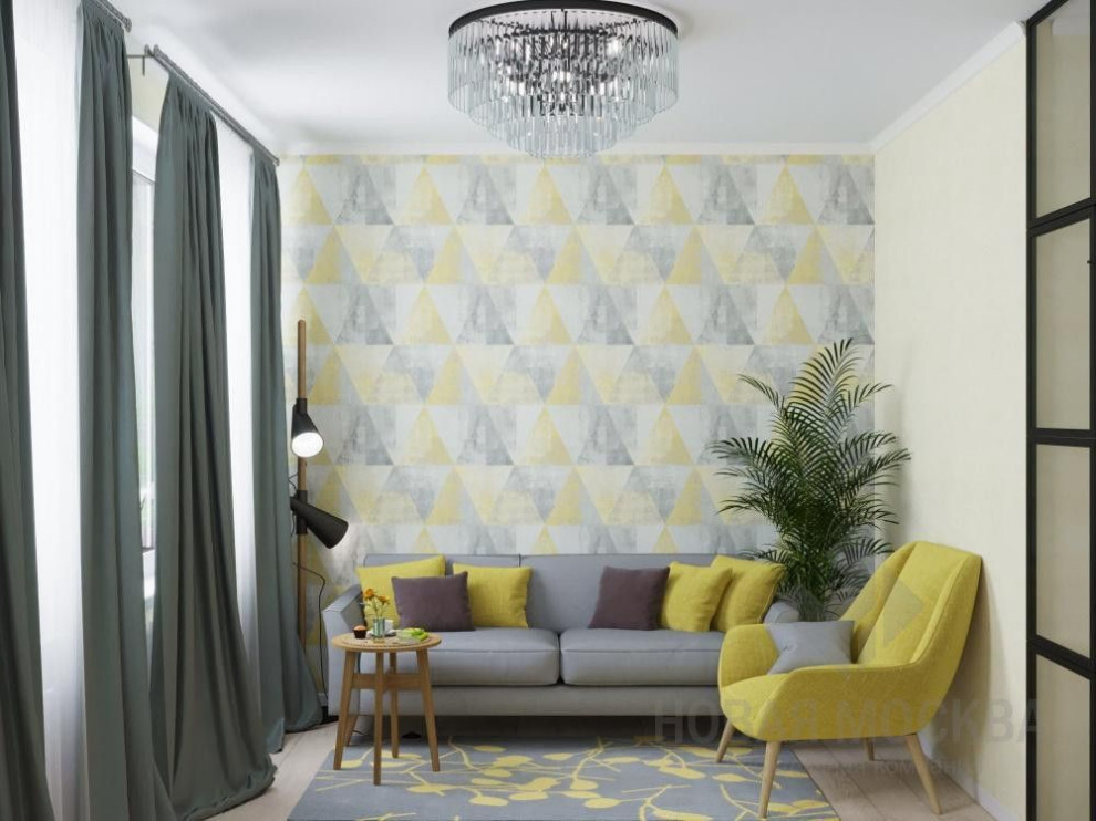 Дизайн-проект квартиры 44 кв.м. в ЖК «Новая Звезда»