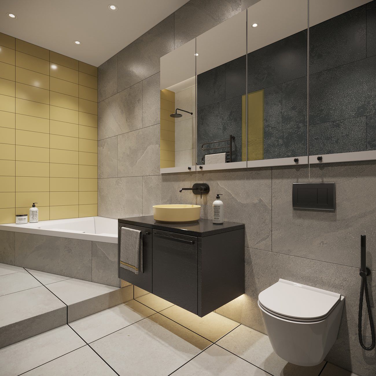 Современное пространство с элементами минимализма