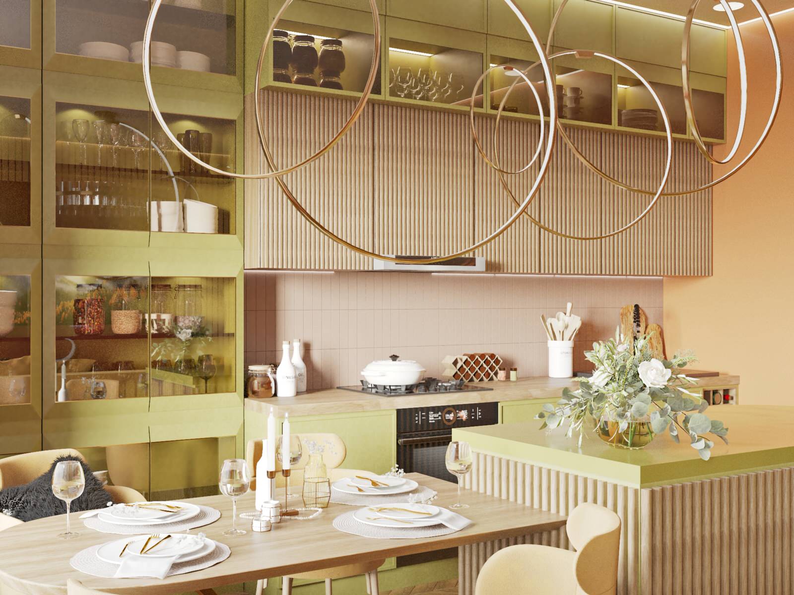 Обложка проекта: Современная кухня 30 м2