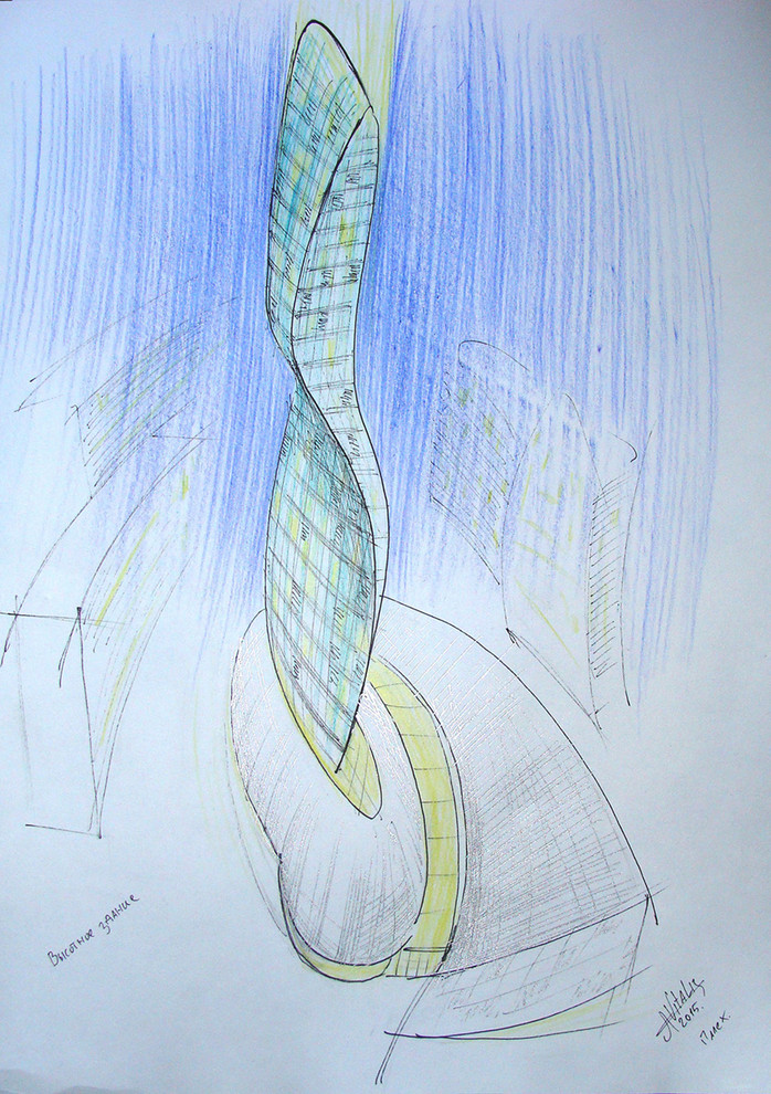 Размышление с карандашом - высотные здания