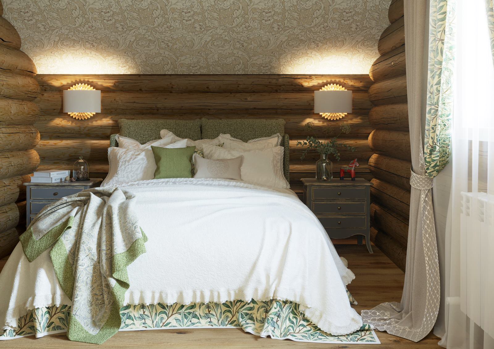 Дом  в Подмосковье. спальня