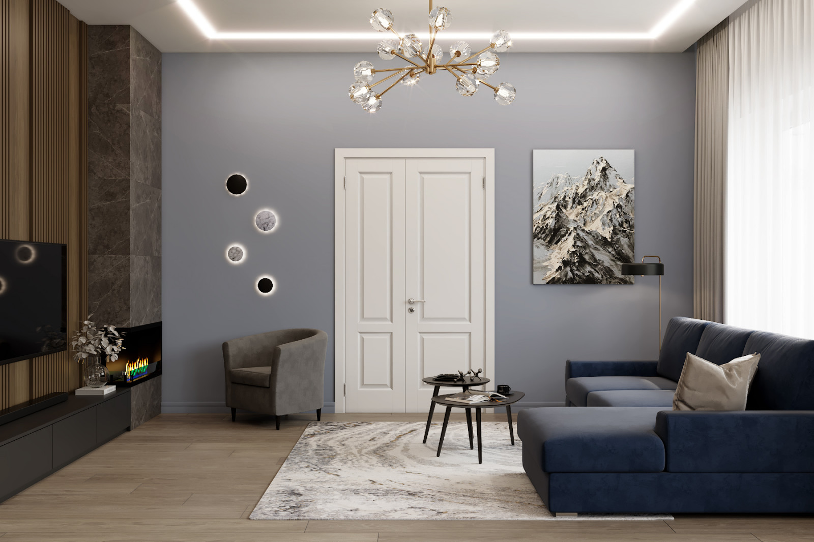 Шоколадное настроение, 133 м2