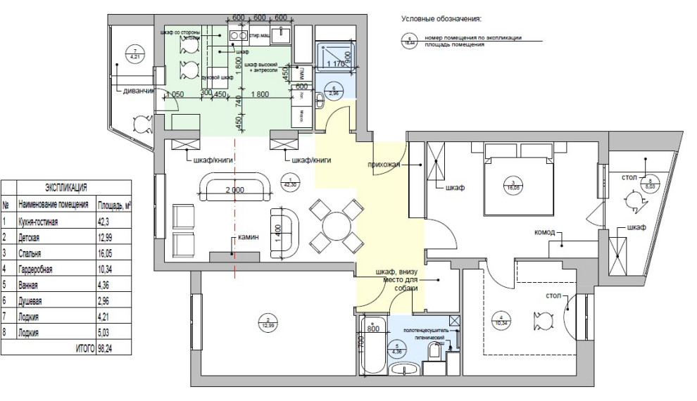 План после перепланировки