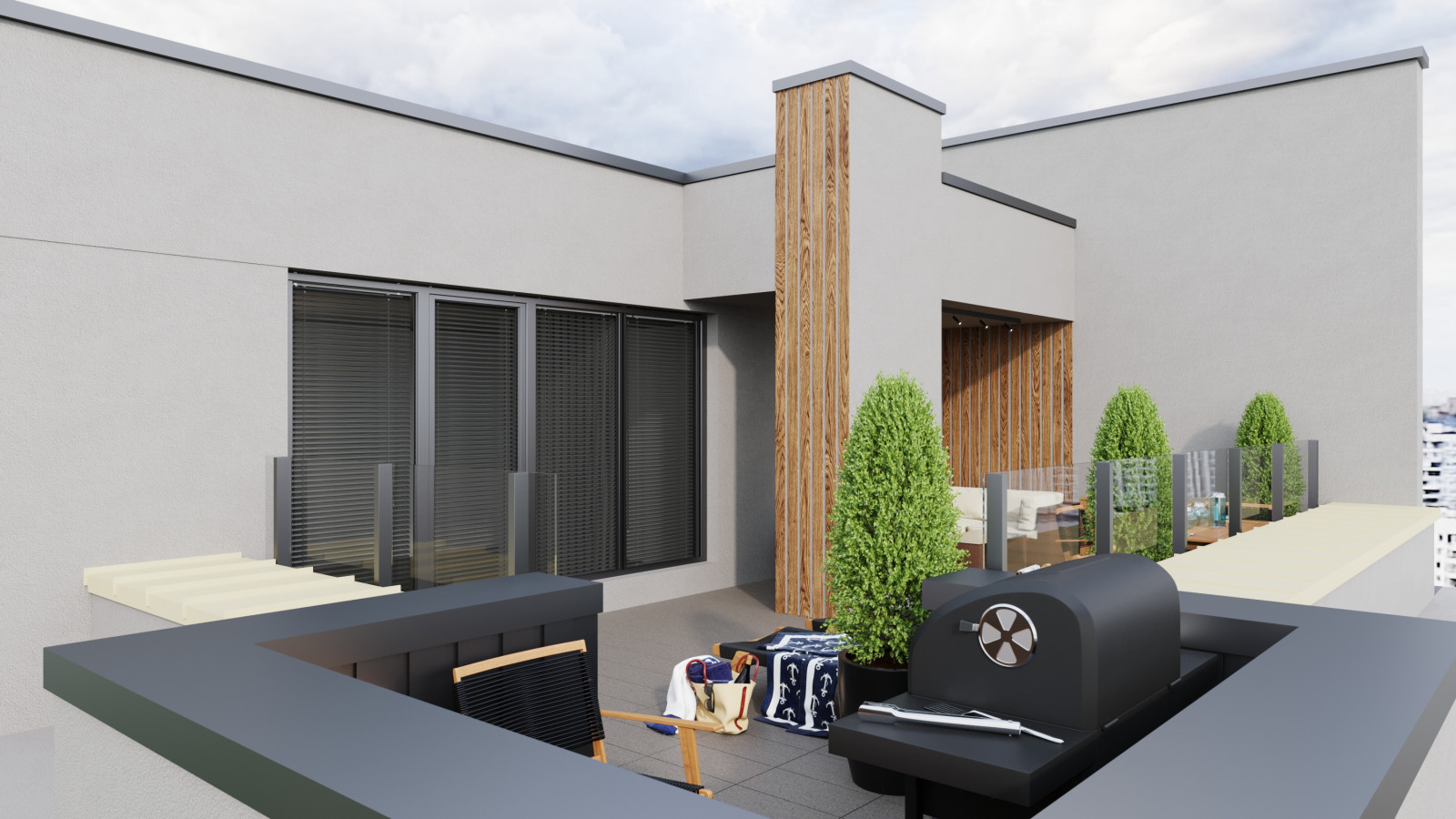 Двухуровневая квартира с террасой