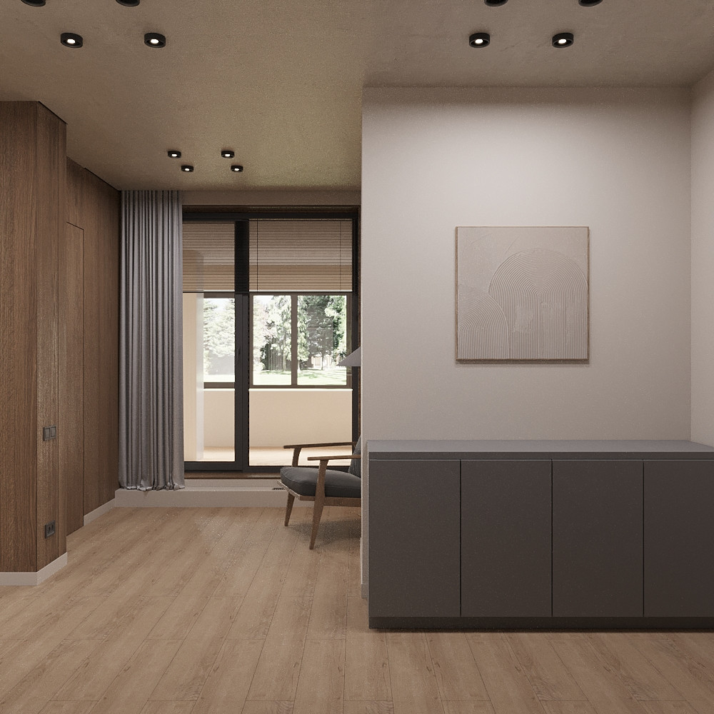 Обложка проекта: Квартира в стиле минимализм в Жк "Дудергоф"