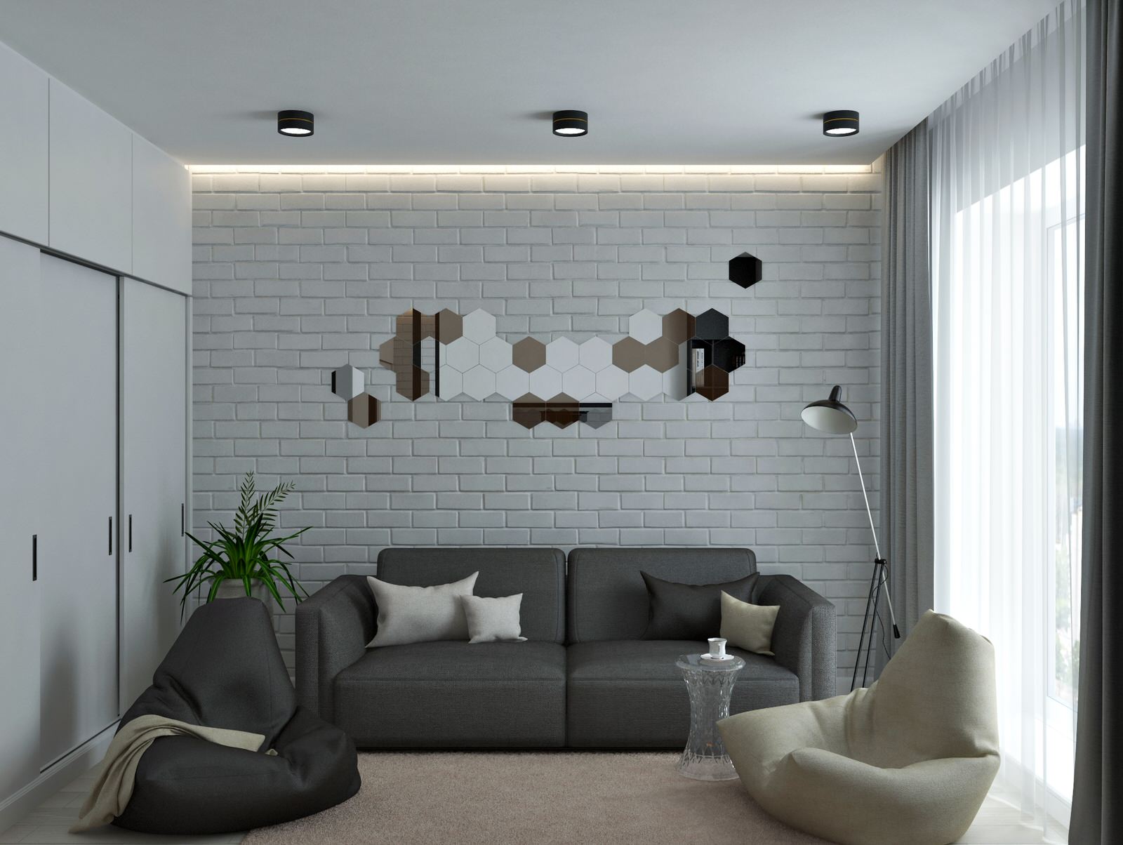 Минималистичная квартира в Подмосковье, г. Видное.