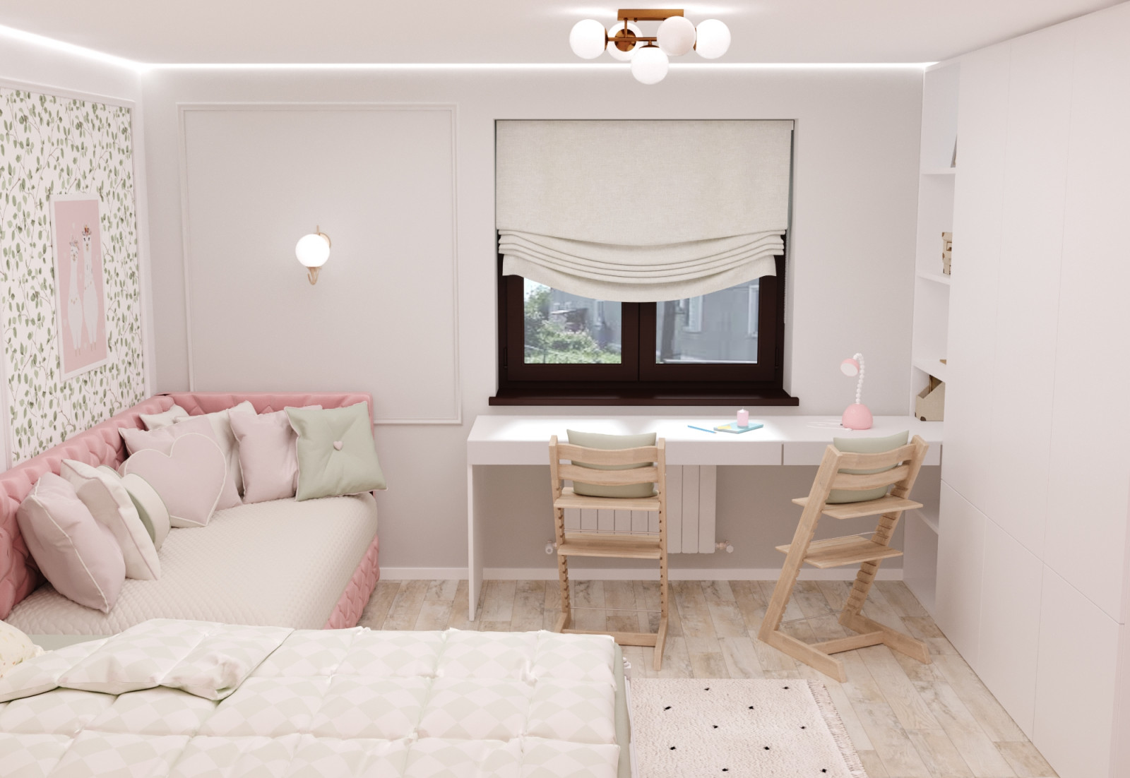 Дом для молодой семьи с двумя детьми