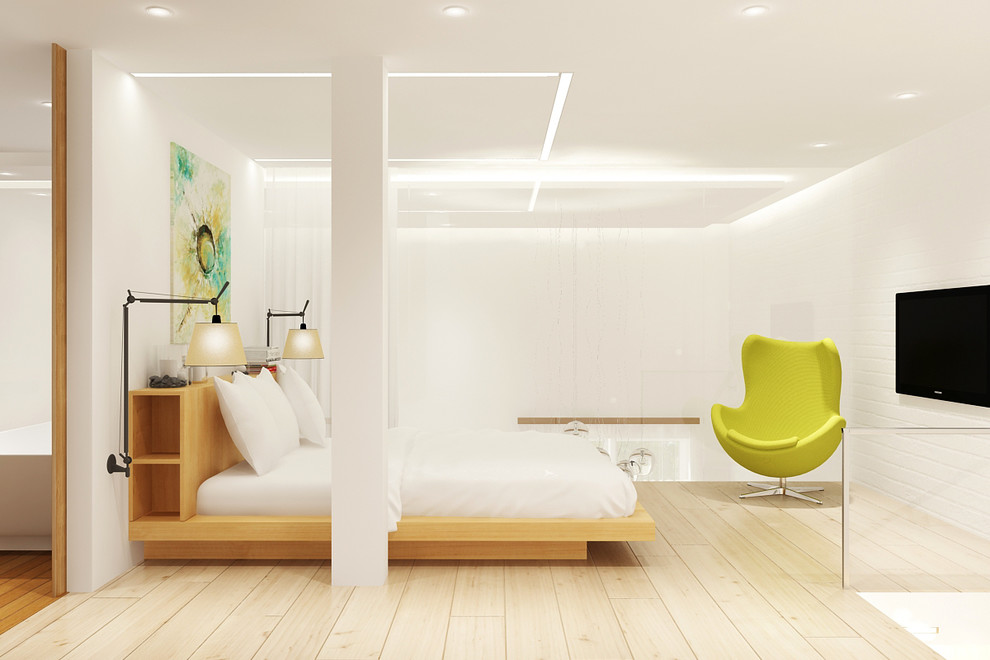 Спальня на втором уровне