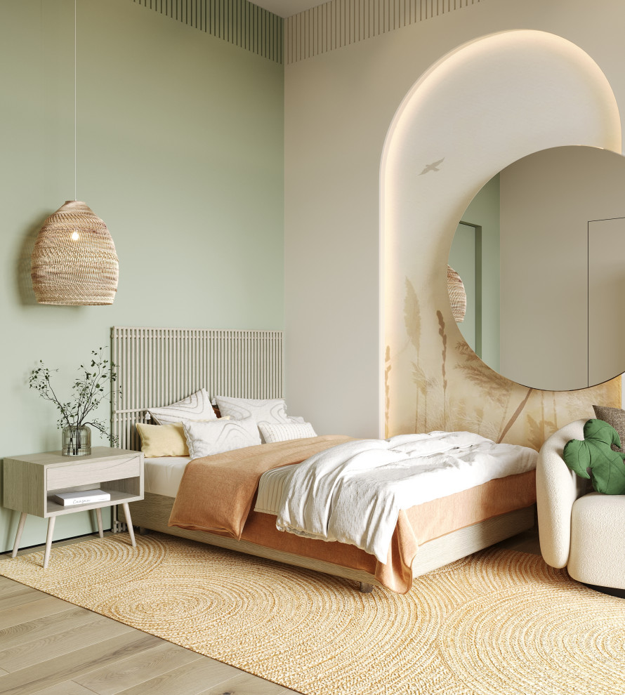 Современный одноэтажный дом площадью в 300 м.кв.