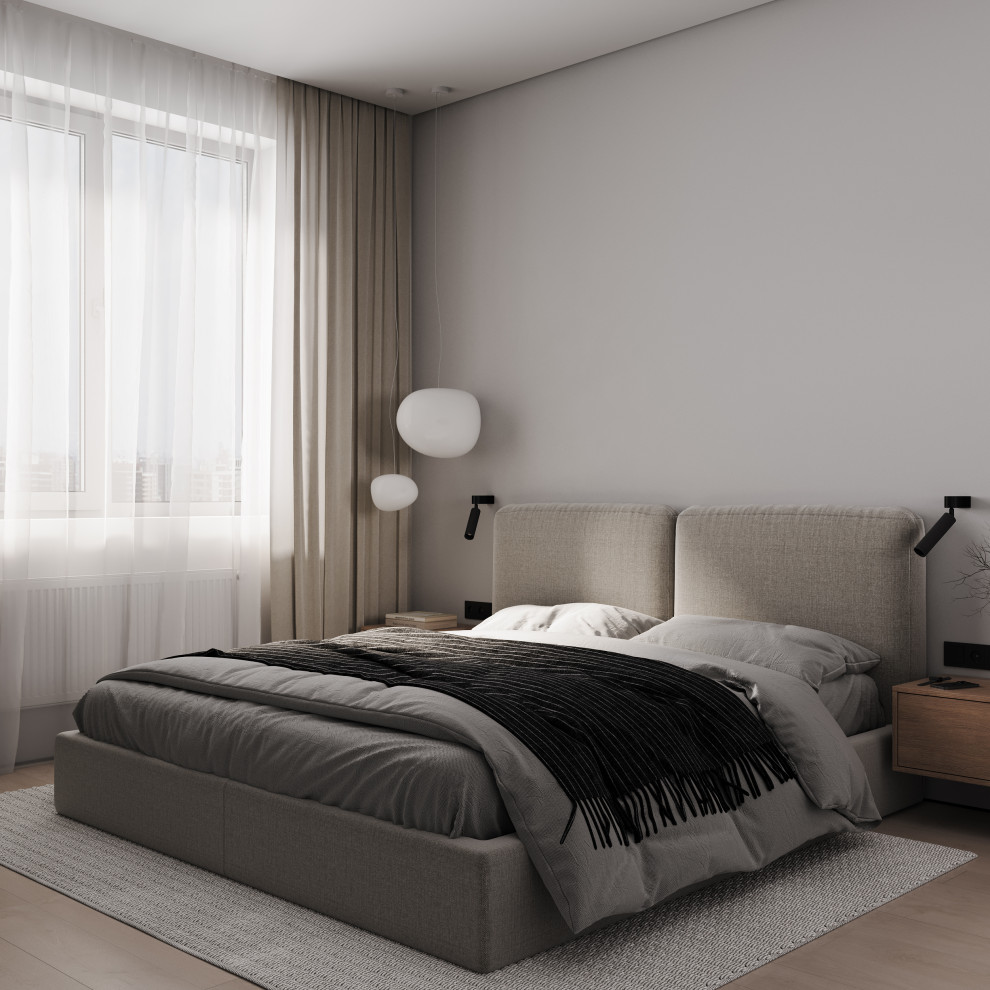 ЖК ID-Kudrovo, лаконичный интерьер в концепции минимализм