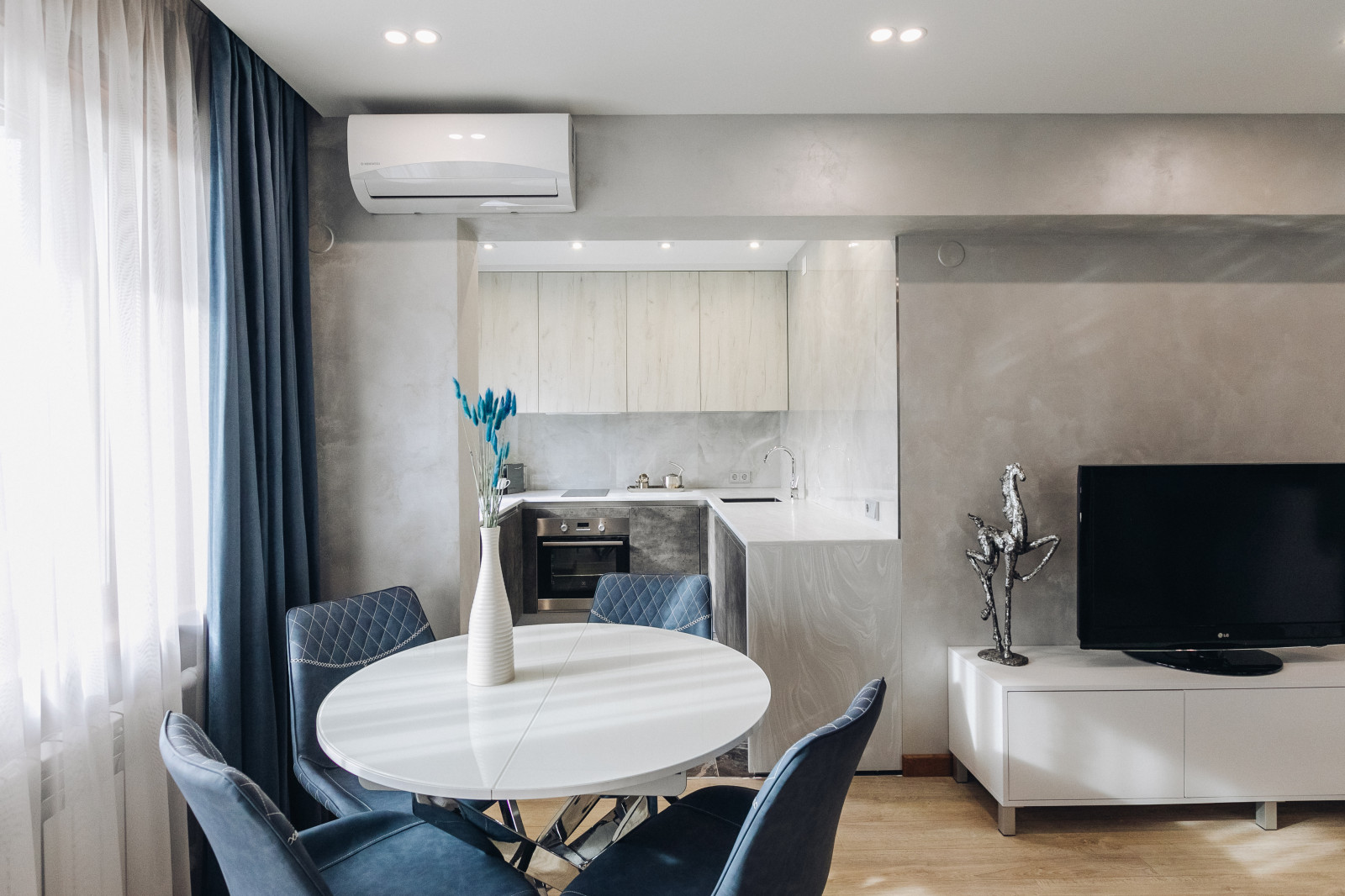 реализованный проект 2-х комнатной квартиры