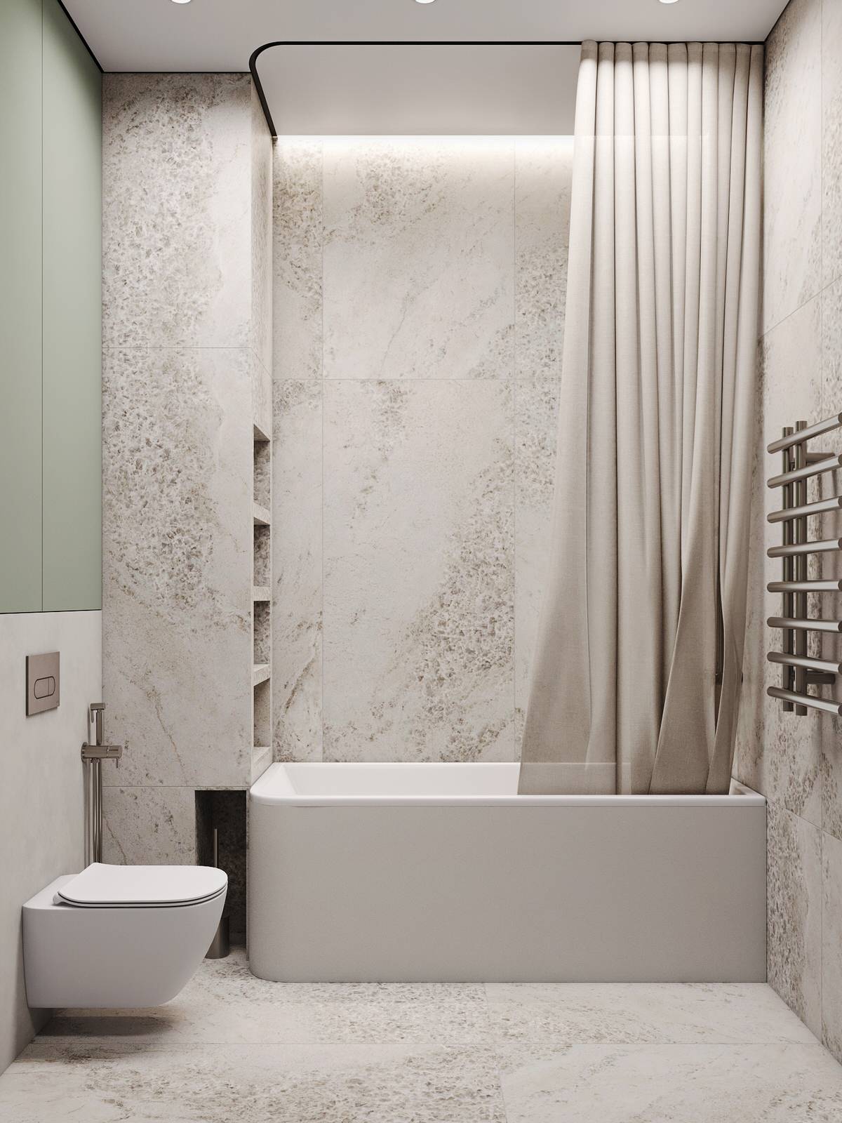 Обложка проекта: Мастер-санузел на Архитектора Власова