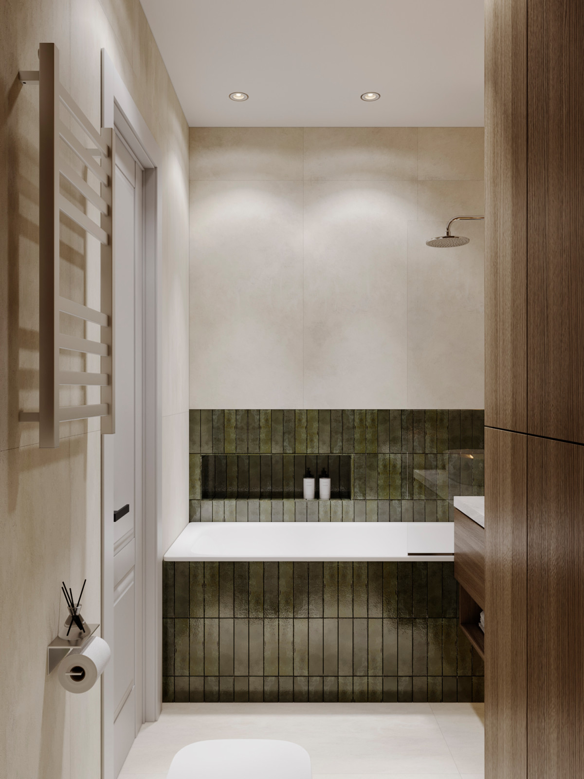 Уютный интерьер в ЖК Западный Порт