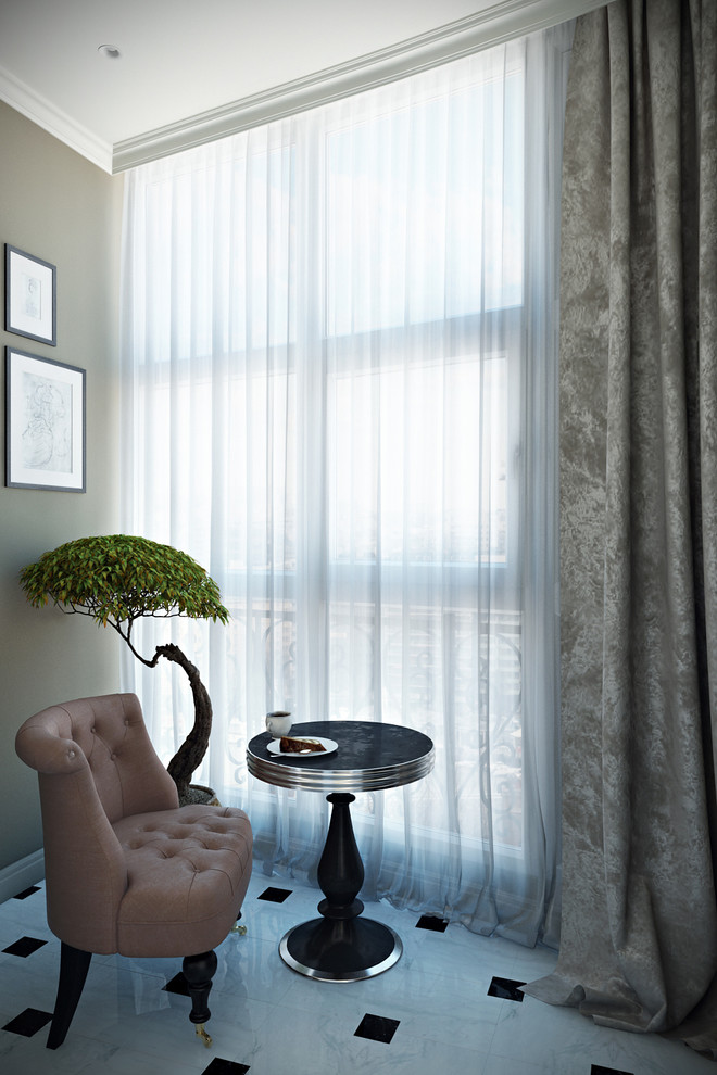 The apartment in a residential complex English Square in Moscow