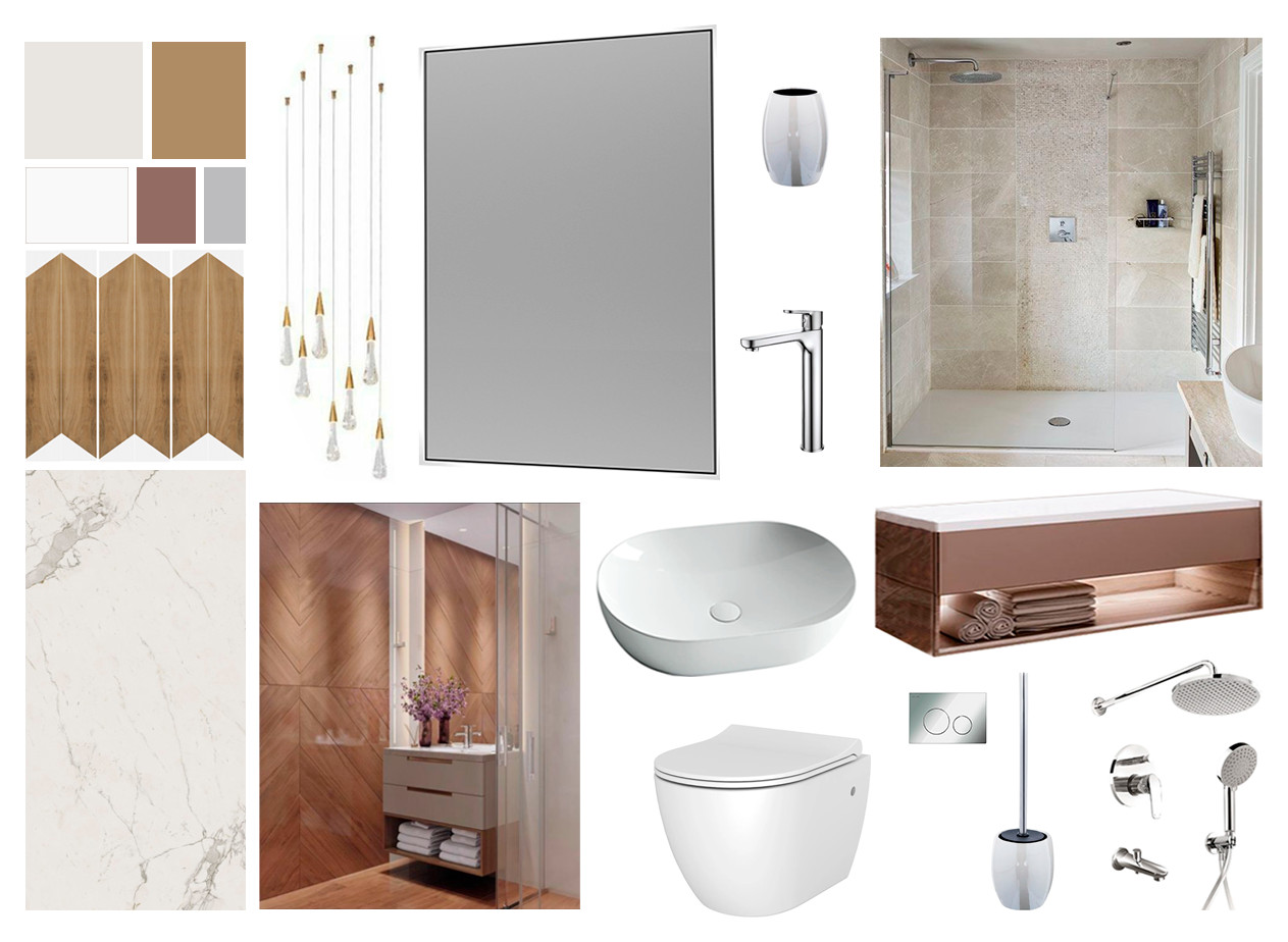 Коллаж мастер-санузла