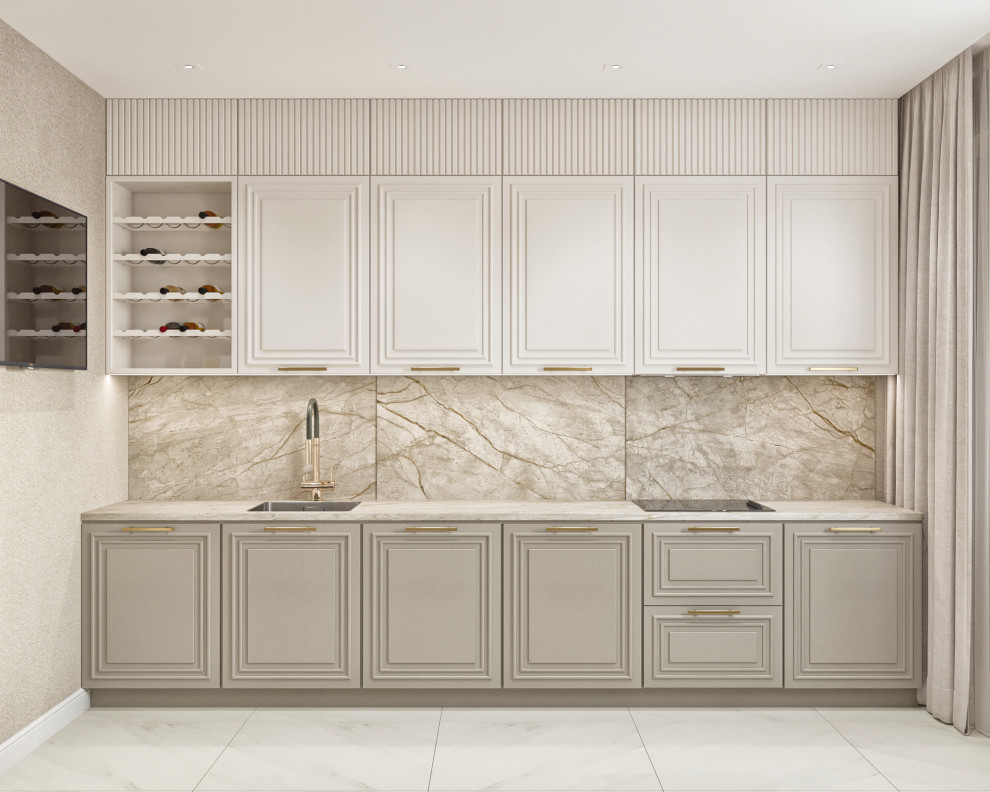 Дизайн квартиры в стиле неоклассика. ЖК Павловского