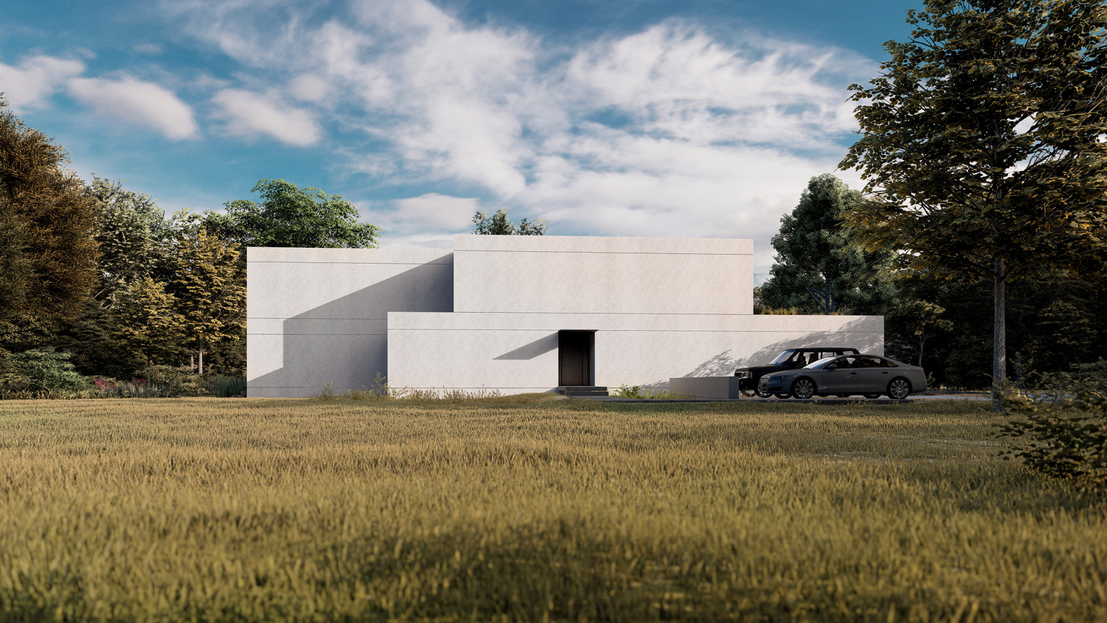 Минималистичный коттедж