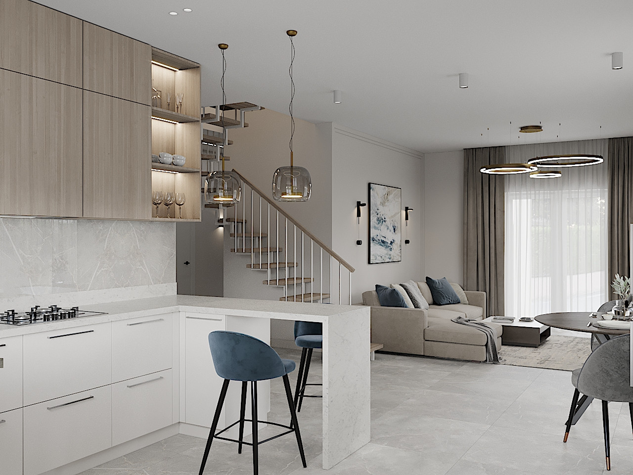 Обложка проекта: Блок-секция для двоих