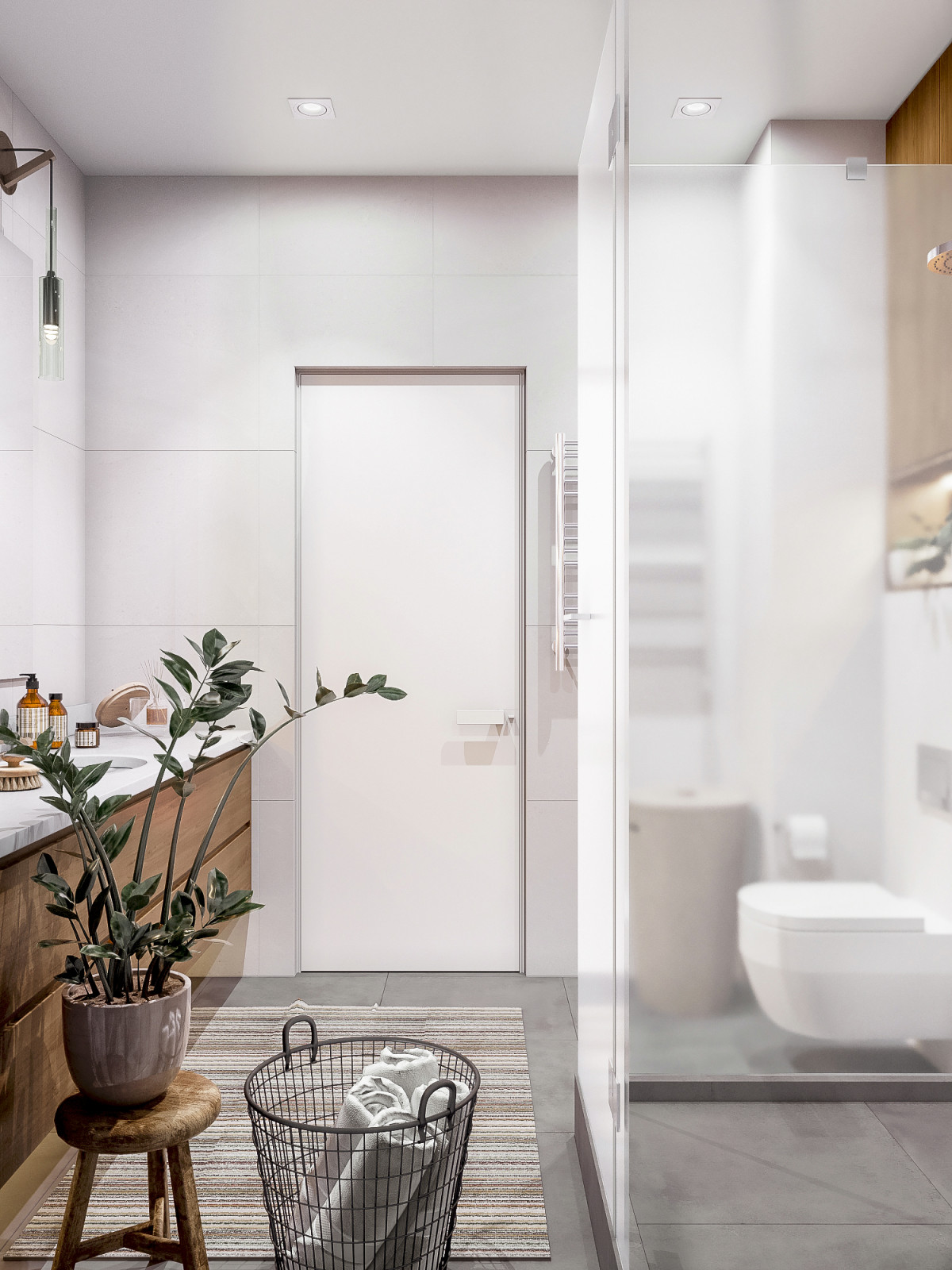 Светлая квартира в скандинавском стиле