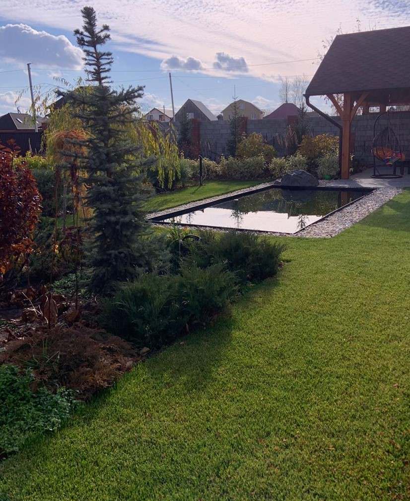 Осень в полосатом саду.