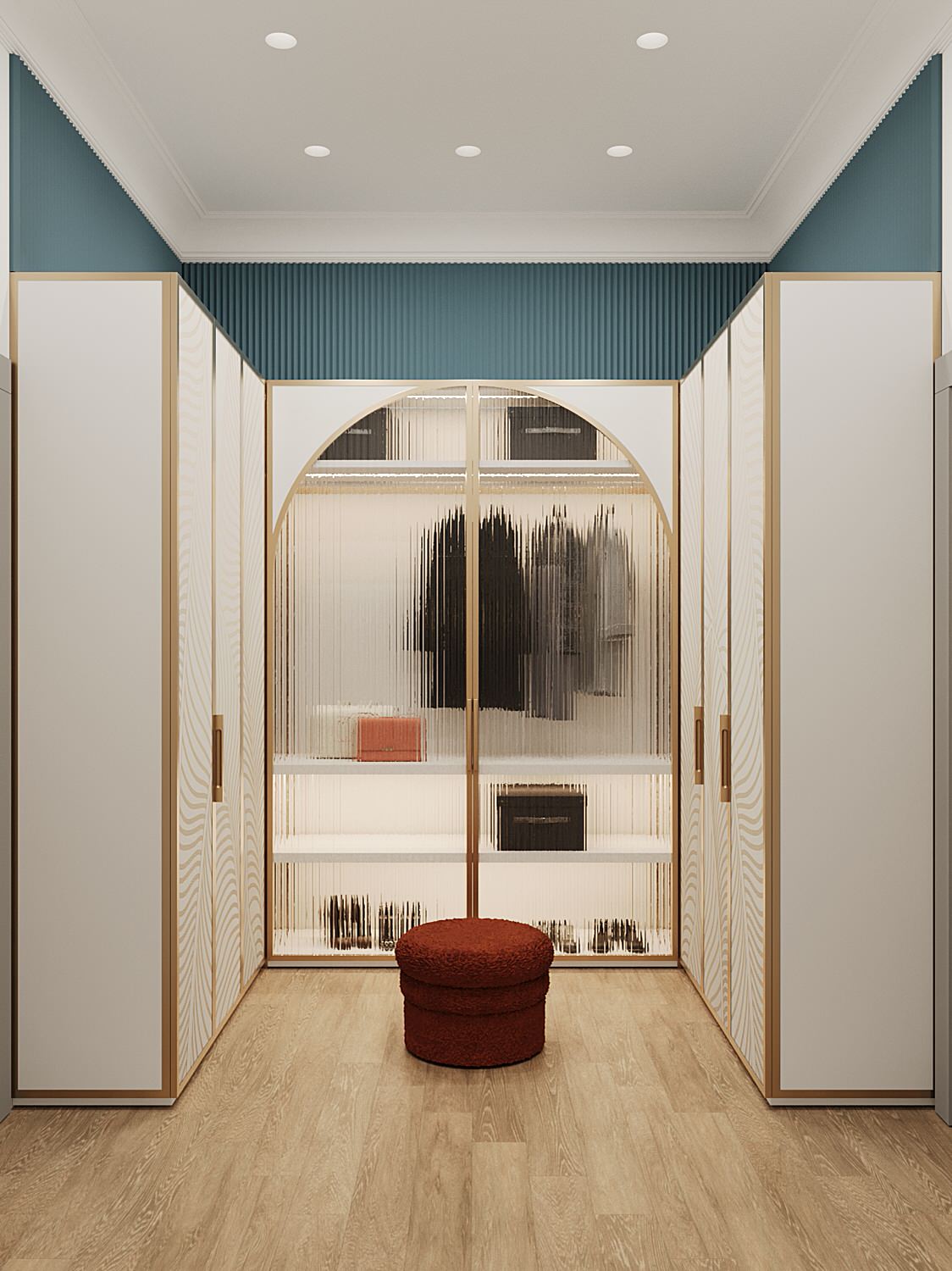 Проект в старом фонде в центре СПб. Ретро и винтаж.