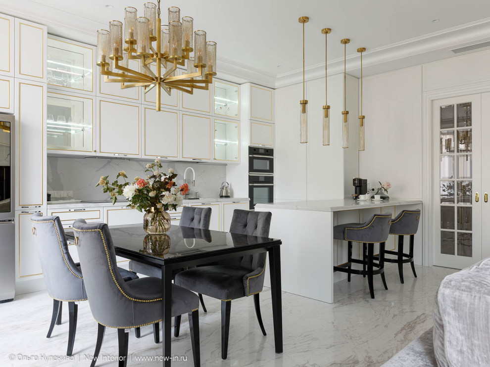 Квартира на Крестовском в стиле современная классика - 125 м²