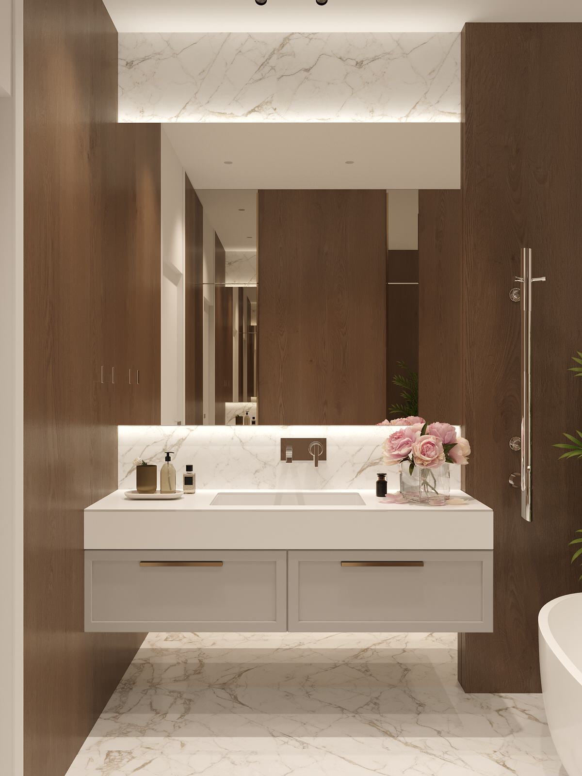 Дизайн проект квартиры в River Park