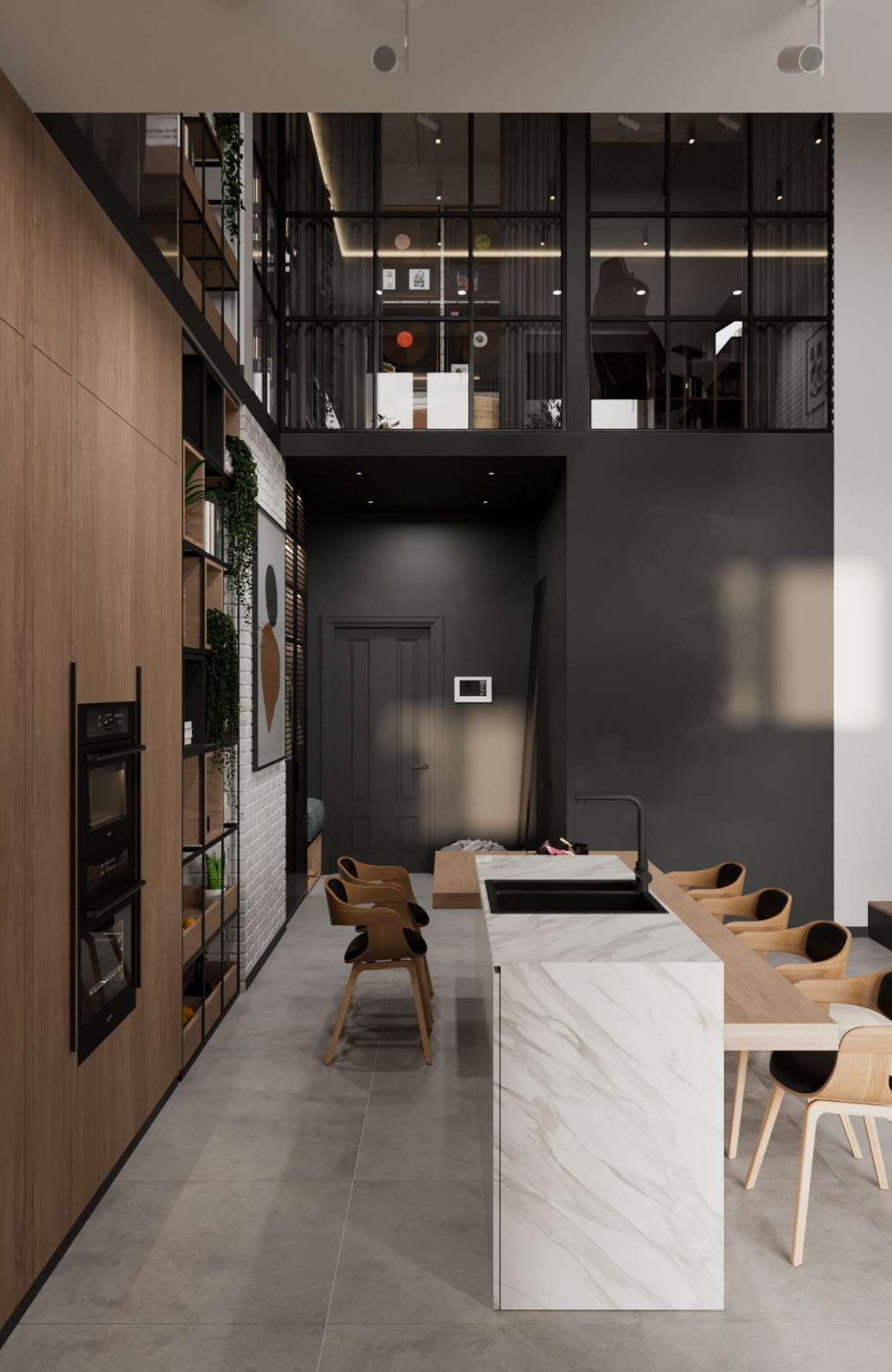 Дизайн проект двухуровневой квартиры