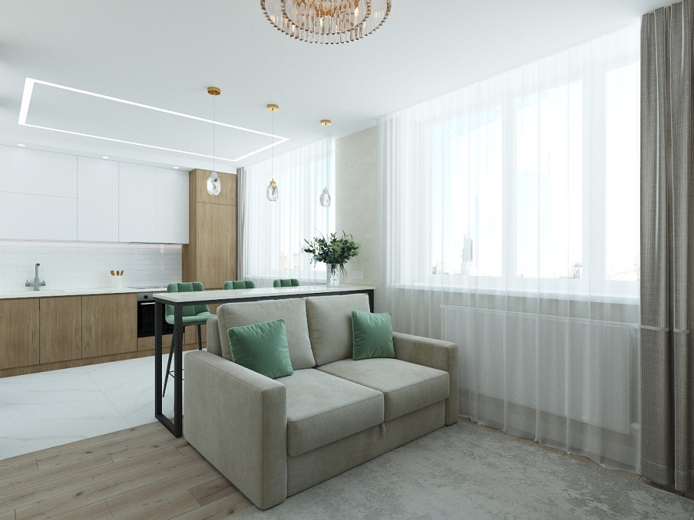 Проект трехкомнатной квартиры (62,5 кв.м)