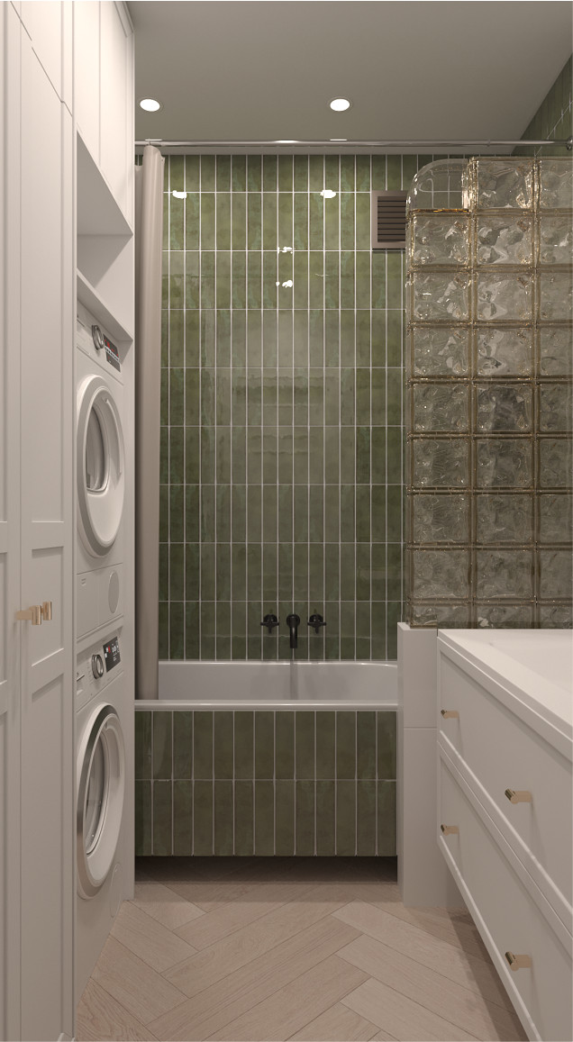 Светлая квартира в "сталинке"