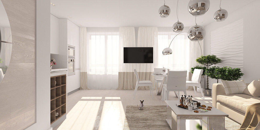 Дизайн-проект интерьера квартиры 90 кв.м в жилом доме бизнес-класса "La Grande"