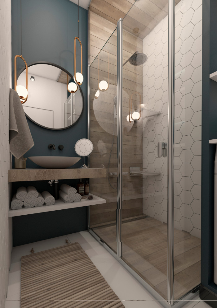 Обложка проекта: Санузел и душевая, жк Рихард