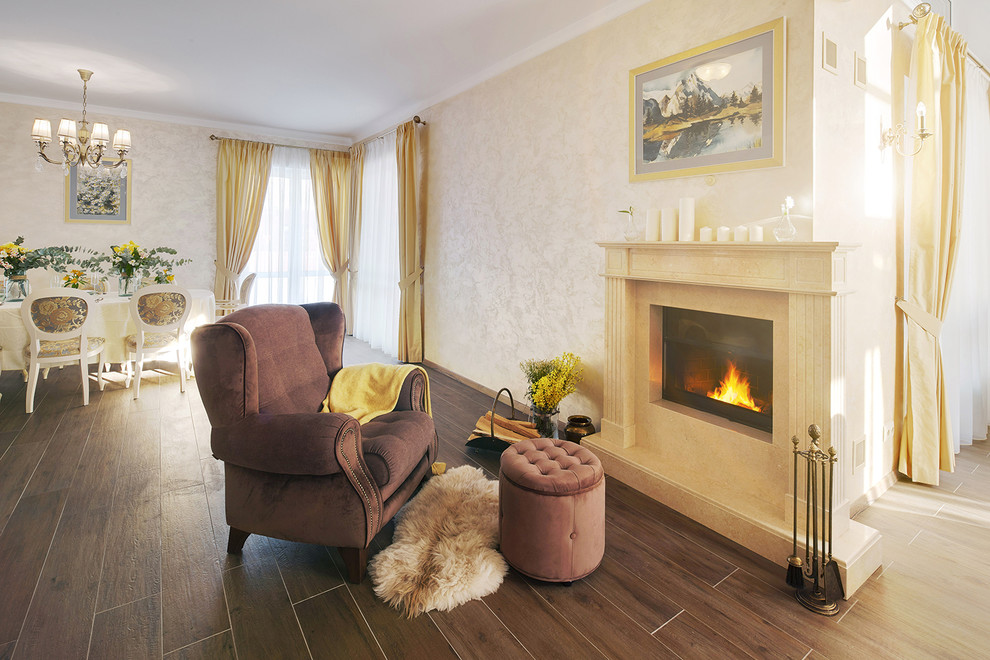 Дом с камином