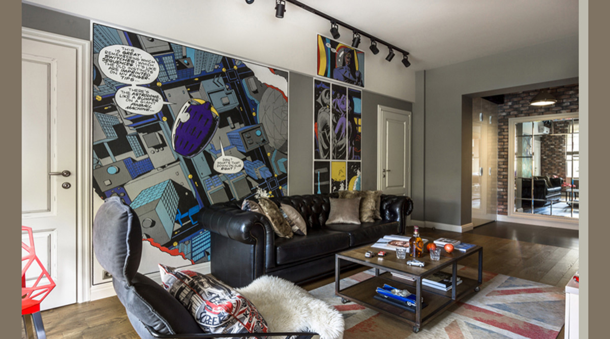 Комиксы на стенах