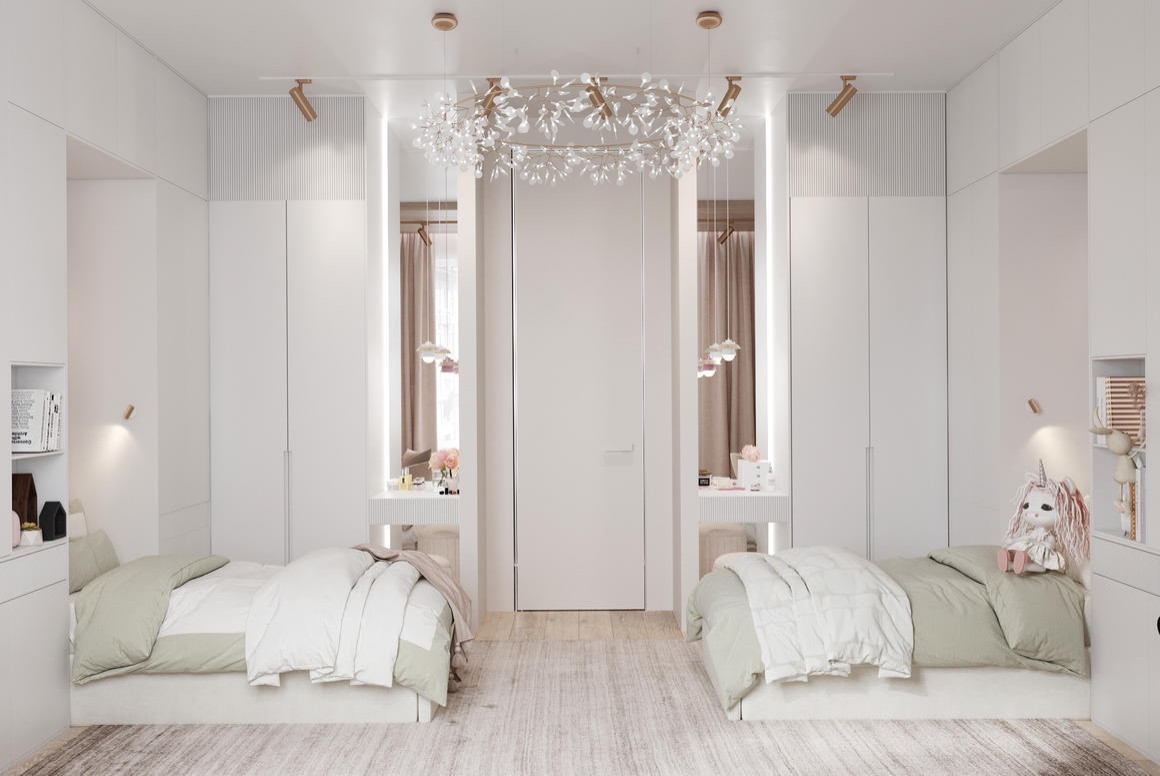 Современный дизайн проект и дизайнерский ремонт в ЖК «Русский Дом» — 170 метров